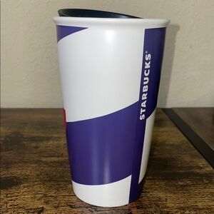Starbucks Colorado 2016 White and Purple Tumbler